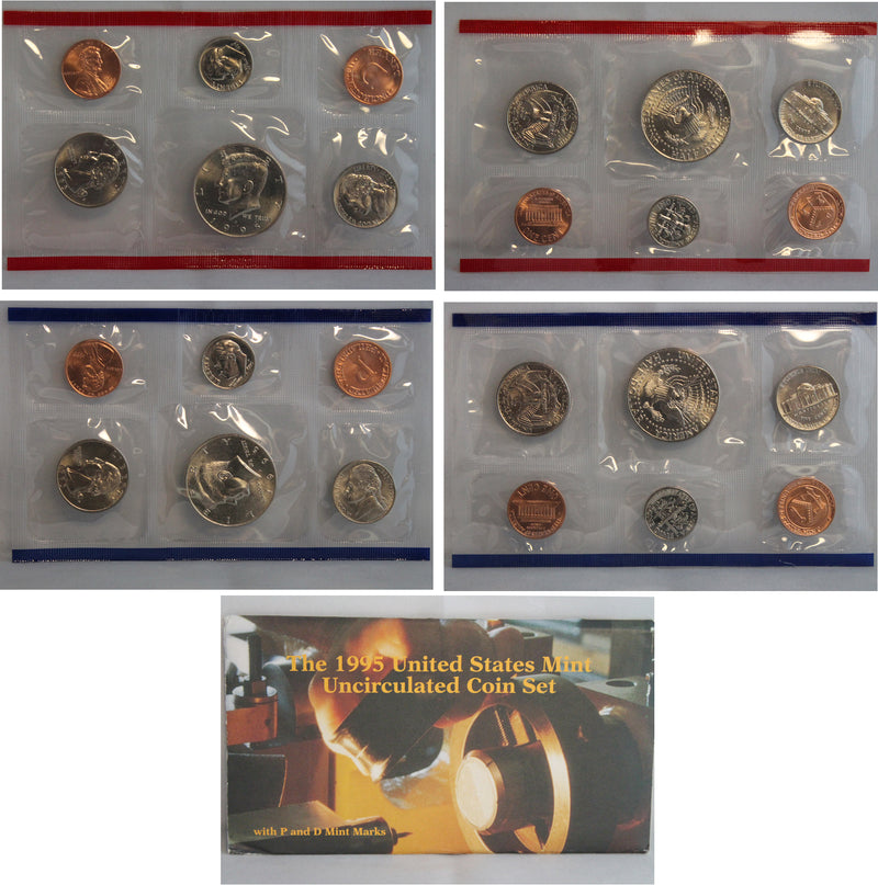 1995 PD US Mint Set (OGP) 10 coins