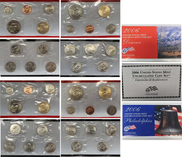 2006 PD US Mint set 10 Pack (OGP) 200 coins