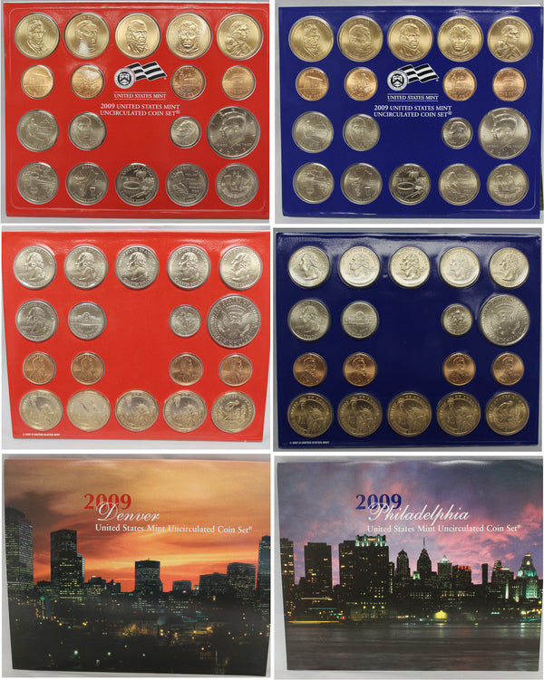 2009 PD US Mint set 10 Pack (OGP) 360 coins