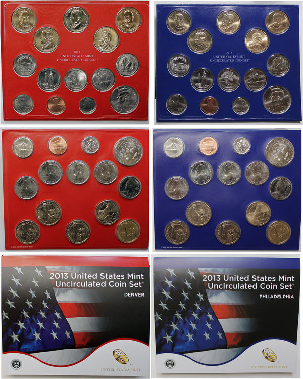 2013 PD US Mint set 10 Pack (OGP) 280 coins