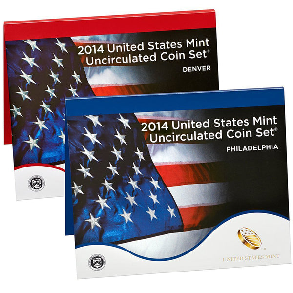 2014 PD US Mint Set (OGP) 28 coins