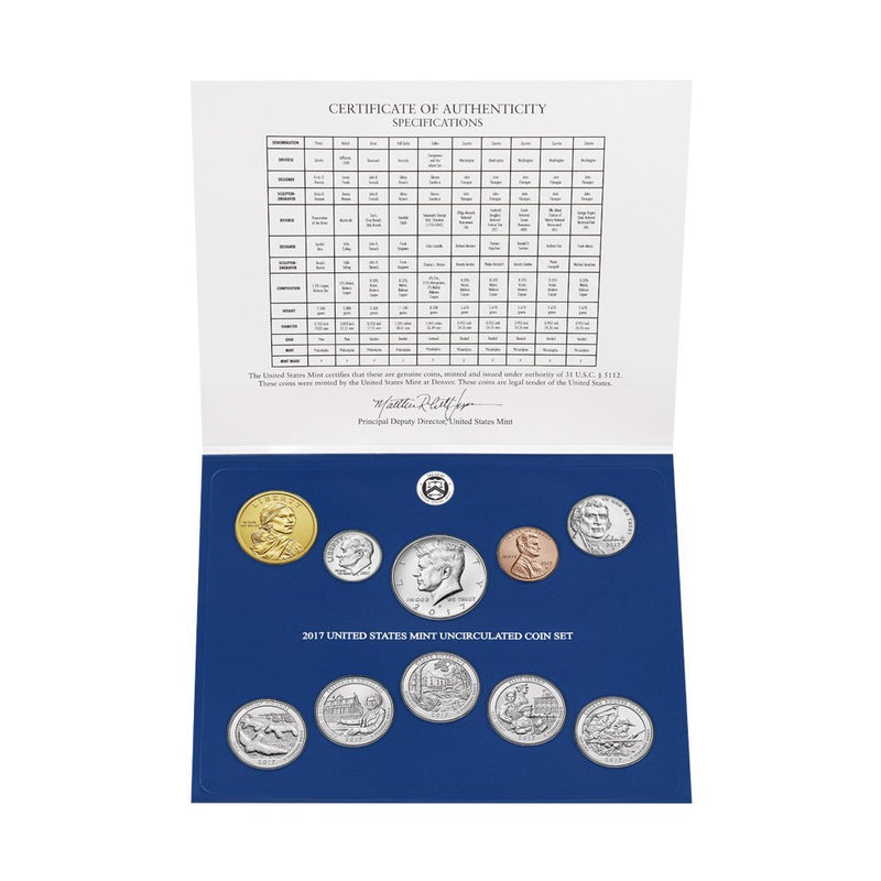 2017 PD US Mint Set (OGP) 20 coins