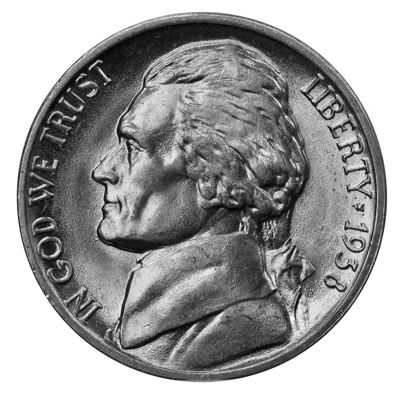 1938 -P Jefferson Nickel - Choice/Gem BU US Coin