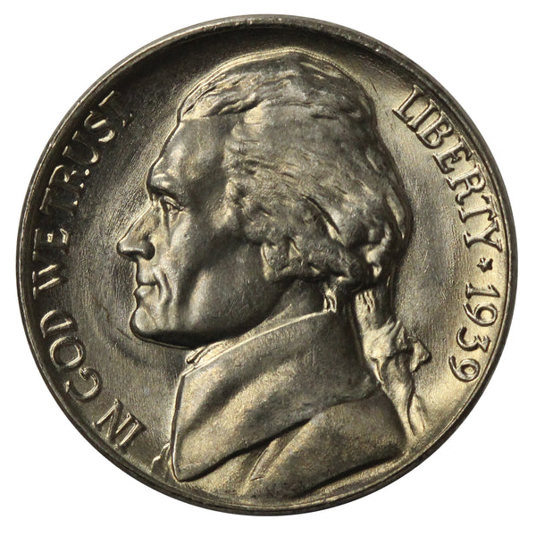 1939 -P Jefferson Nickel - Choice/Gem BU US Coin
