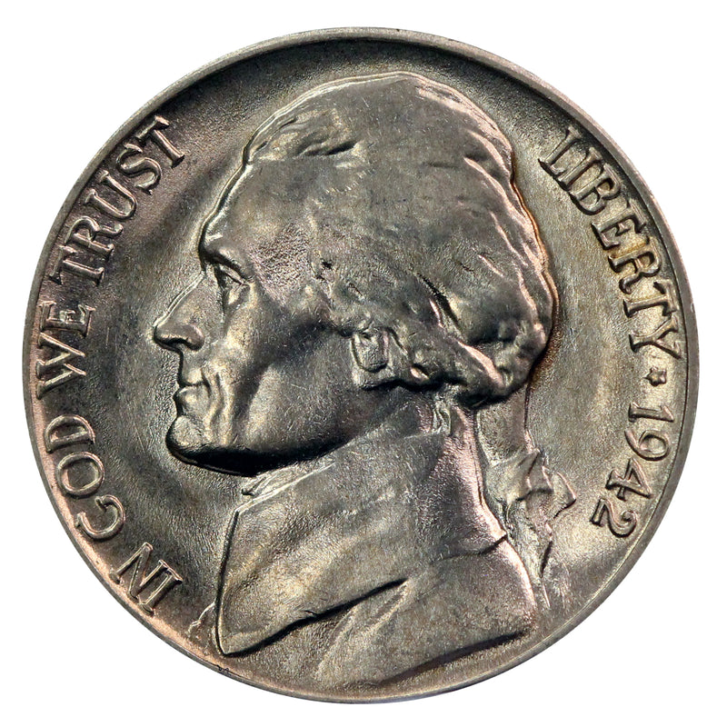 1942 -D Jefferson Nickel - Choice/Gem BU US Coin