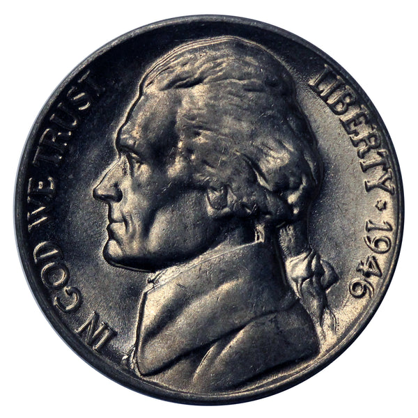 1946 -D Jefferson Nickel - Choice/Gem BU US Coin