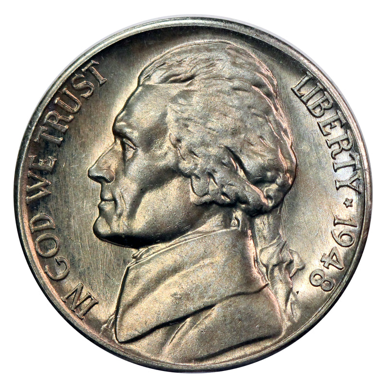 1948 -D Jefferson Nickel - Choice/Gem BU US Coin