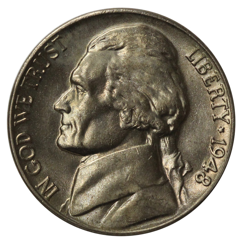 1948 -P Jefferson Nickel - Choice/Gem BU US Coin