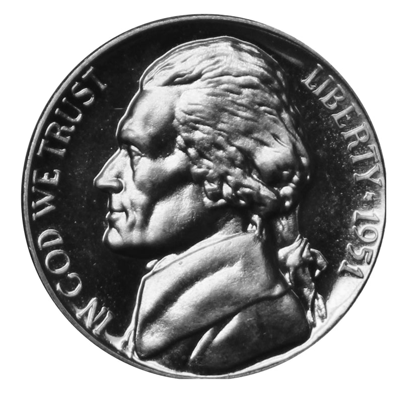1951 Jefferson Nickel Gem Proof Roll (40 Coins)