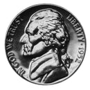 1952 Jefferson Nickel Gem Proof Roll (40 Coins)