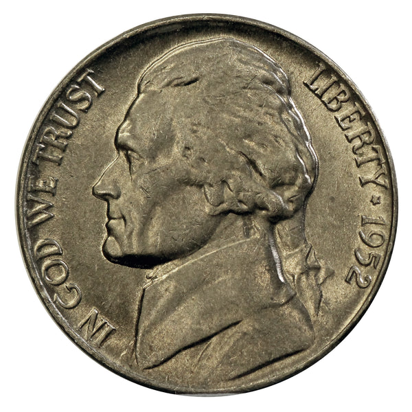 1952 -P Jefferson Nickel - Choice/Gem BU US Coin