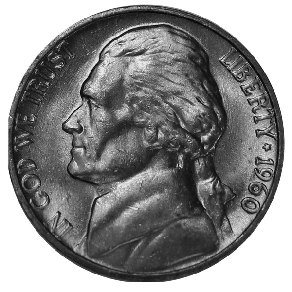 1960 -P Jefferson Nickel - Choice/Gem BU US Coin