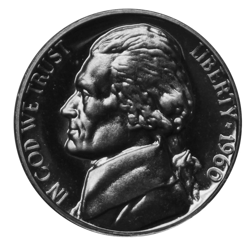 1960 Jefferson Nickel Gem Proof Roll (40 Coins)