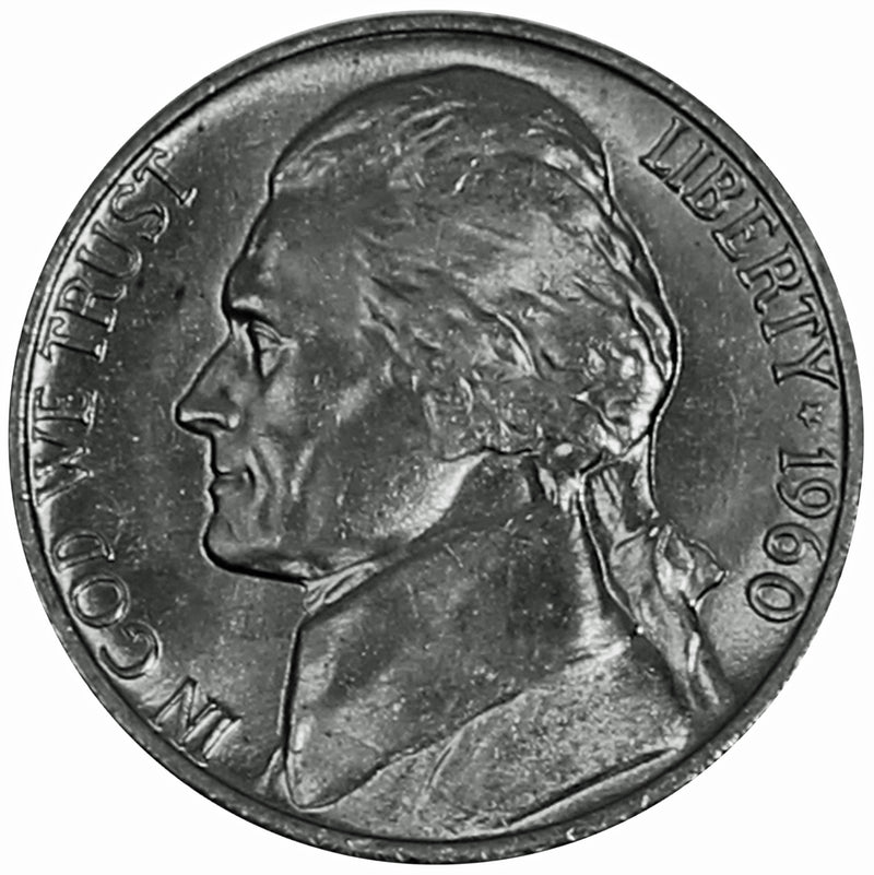 1960 -D Jefferson Nickel - Choice/Gem BU US Coin