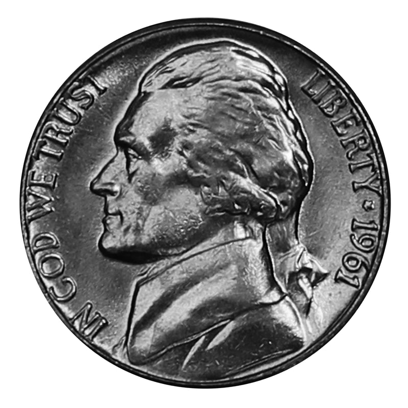 1961 P Jefferson Nickel Choice/Gem BU Roll (40 Coins)