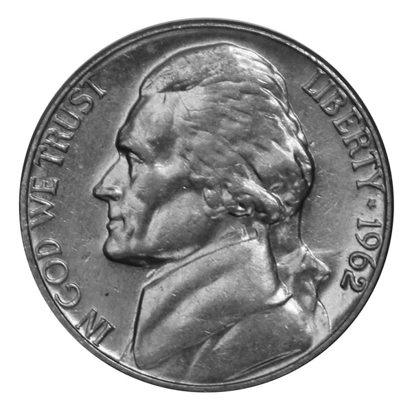 1962 -D Jefferson Nickel - Choice/Gem BU US Coin