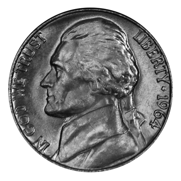 1964 -P Jefferson Nickel - Choice/Gem BU US Coin