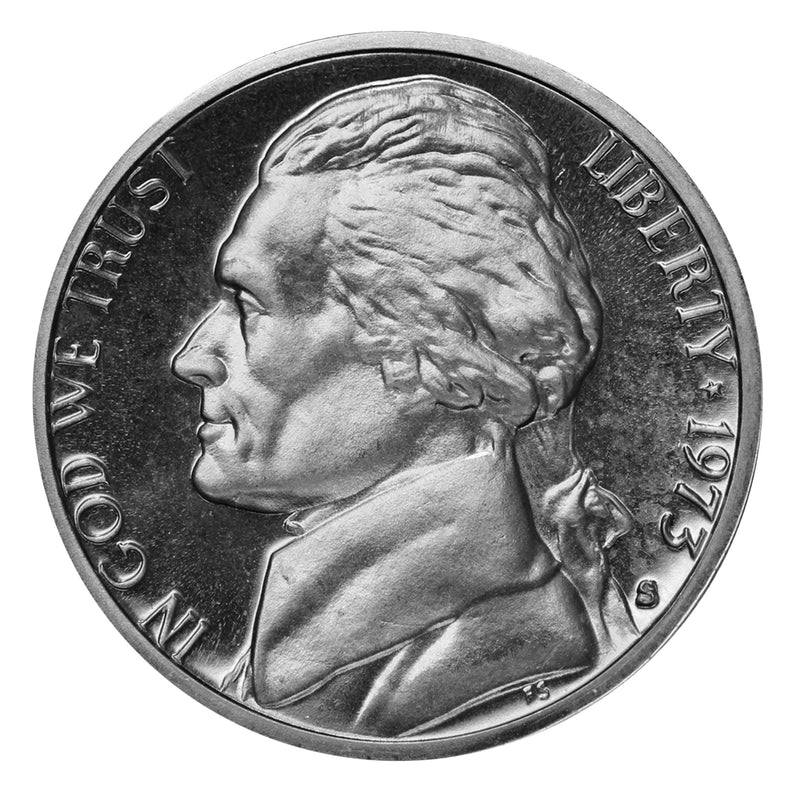 1973 S Jefferson Nickel Gem Proof Roll (40 Coins)