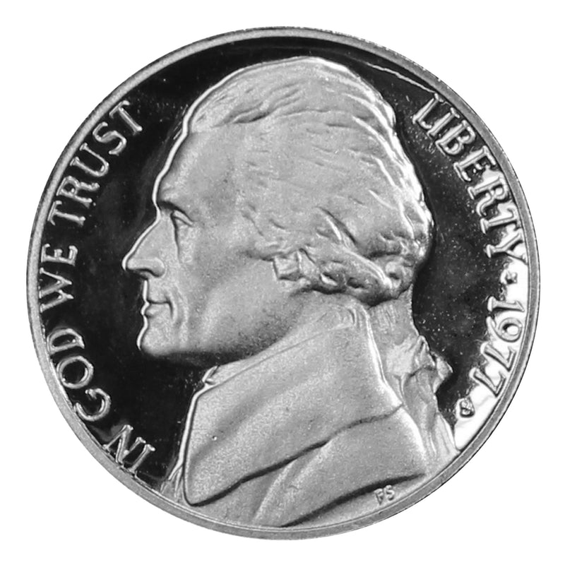 1977 S Jefferson Nickel Gem Proof Roll (40 Coins)