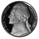 1981 Jefferson Nickel Choice Cameo Proof type 2 (Clear S)