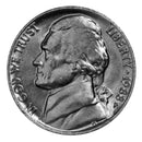 1988 P Jefferson Nickel Choice/Gem BU Roll (40 Coins)