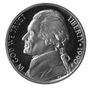 1990 Jefferson Nickel Choice Cameo Proof