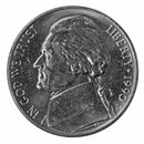 1990 D Jefferson Nickel Choice/Gem BU Roll (40 Coins)