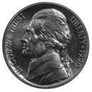 1990-D Full Step FS Gem BU Jefferson Nickel - RARE 6 Steps