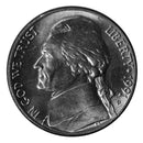 1991 P Jefferson Nickel Choice/Gem BU Roll (40 Coins)