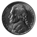 1992 D Jefferson Nickel Choice/Gem BU Roll (40 Coins)