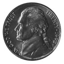 1992 P Jefferson Nickel Choice/Gem BU Roll (40 Coins)