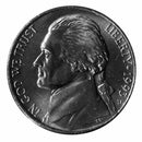 1993 D Jefferson Nickel Choice/Gem BU Roll (40 Coins)