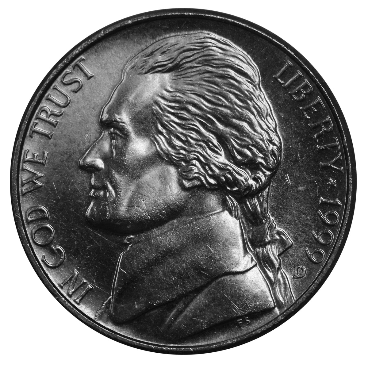 1999-D Full Step FS Gem BU Jefferson Nickel