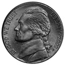 2002-P Full Step FS Choice / Gem BU Jefferson Nickel - RARE 6 Steps