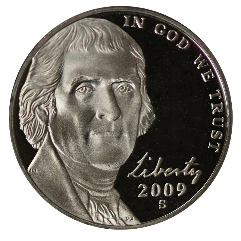 2009 S Jefferson Nickel Gem Proof Roll (40 Coins)
