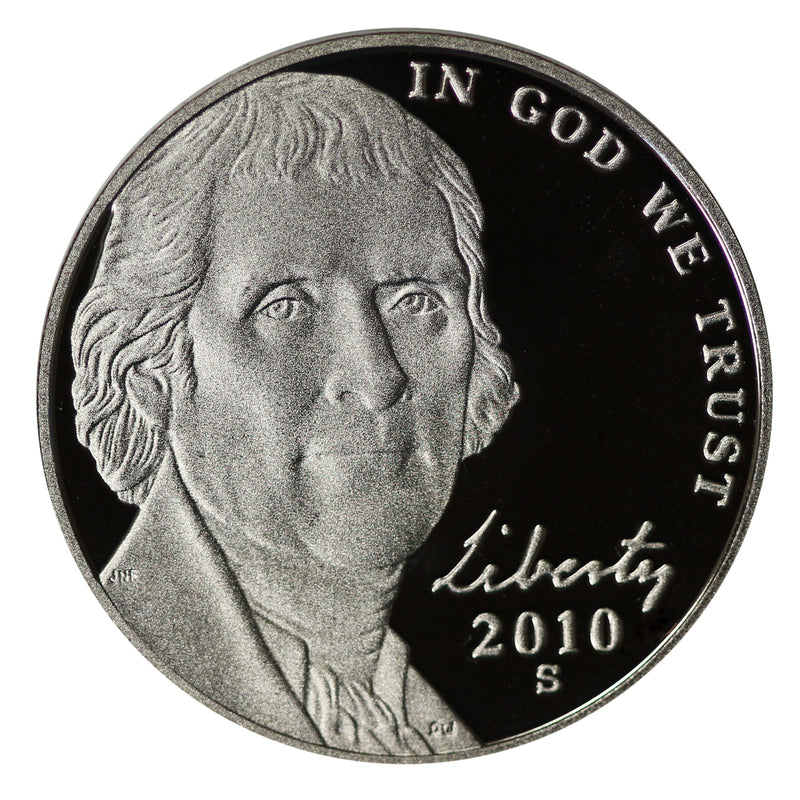 2010 Jefferson Nickel Choice Cameo Proof