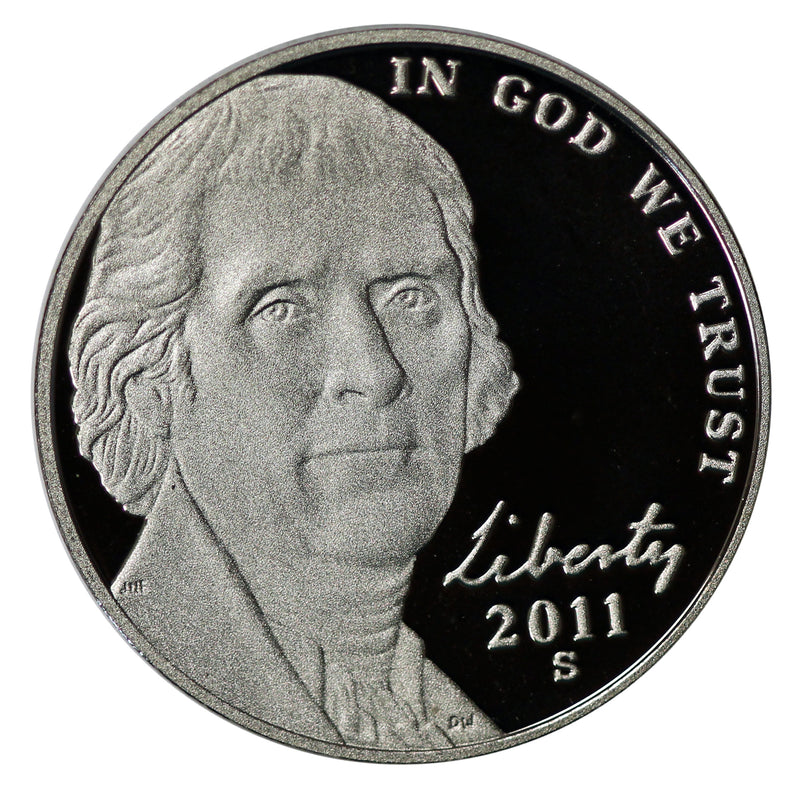 2011 S Jefferson Nickel Gem Proof Roll (40 Coins)