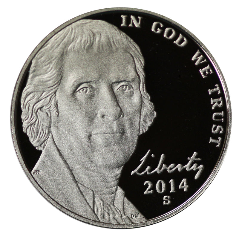 2014 S Jefferson Nickel Gem Proof Roll (40 Coins)