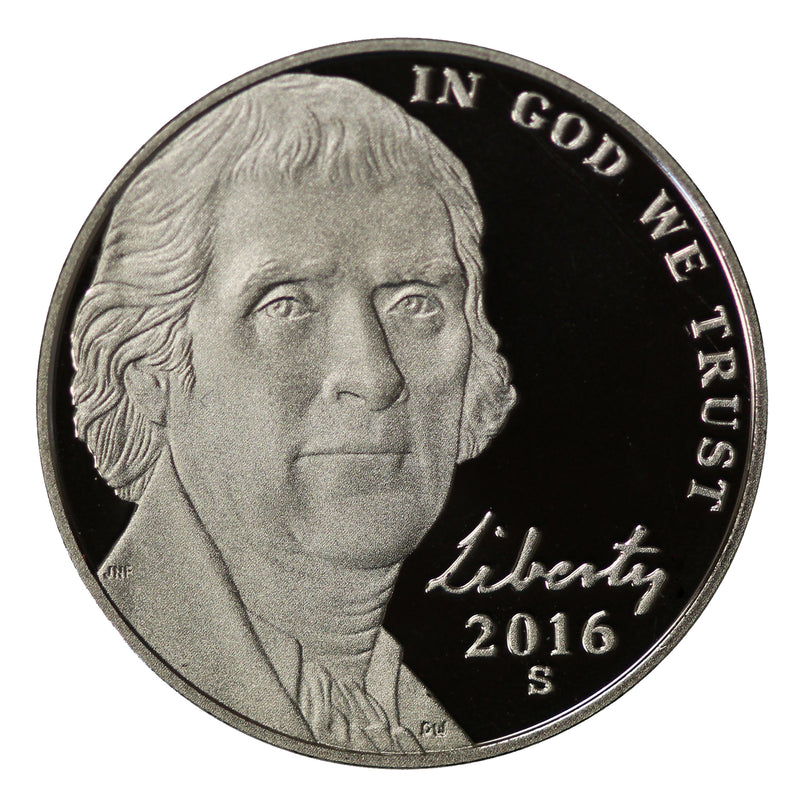 2016 Jefferson Nickel Choice Cameo Proof