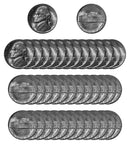 1938 D Jefferson Nickel Choice/Gem BU Roll (40 Coins)