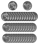 1941 D Jefferson Nickel Choice/Gem BU Roll (40 Coins)
