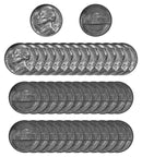 1942 P Jefferson Nickel Choice/Gem BU Roll (40 Coins)