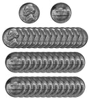 1944 S Silver Jefferson Nickel Choice/Gem BU Roll (40 Coins)