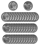 1948 D Jefferson Nickel Choice/Gem BU Roll (40 Coins)