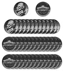 1952 Jefferson Nickel Gem Proof Roll (40 Coins)