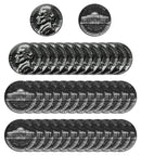 1954 Jefferson Nickel Gem Proof Roll (40 Coins)