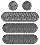 1954 P Jefferson Nickel Choice/Gem BU Roll (40 Coins)