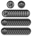 1955 Jefferson Nickel Gem Proof Roll (40 Coins)