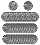 1960 D Jefferson Nickel Choice/Gem BU Roll (40 Coins)