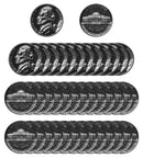 1961 Jefferson Nickel Gem Proof Roll (40 Coins)